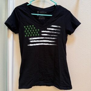 Monster Energy Women's V Neck Tee